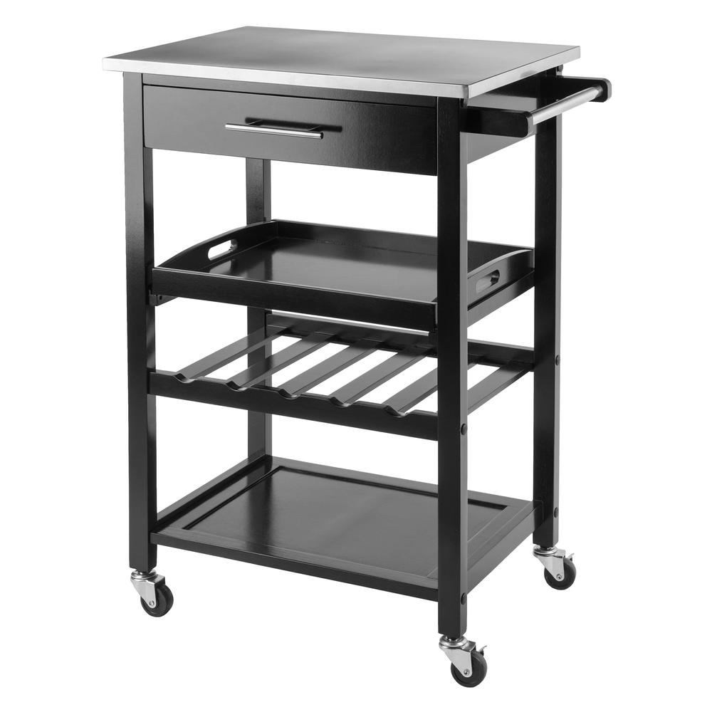 Anthony Kitchen Cart Stainless Steel - Modern and Functional Cart for Your Kitchen