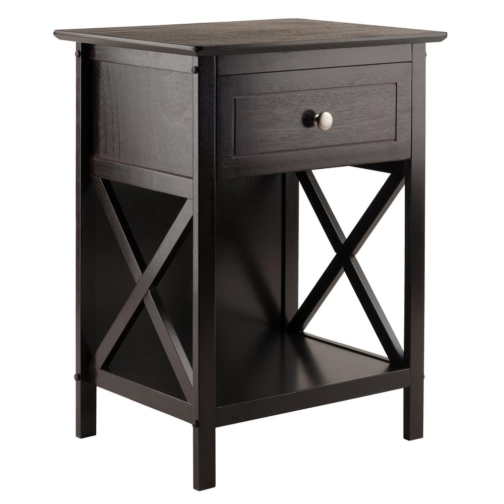 Xylia Accent Table in Rich Coffee Finish: Elevate Your Decor - Shop Now! - Navarrete Furniture