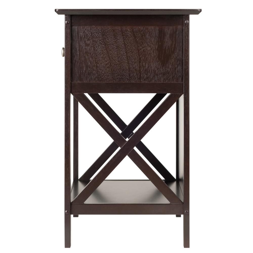 Xylia Accent Table in Rich Coffee Finish: Elevate Your Decor - Shop Now! - Navarrete Furniture