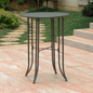 Mandalay Iron Bar Height Round Table - Elegant and Durable