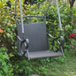 Resin Wicker/Steel Hanging Chair Swing - Elegant and Comfortable Outdoor Furniture