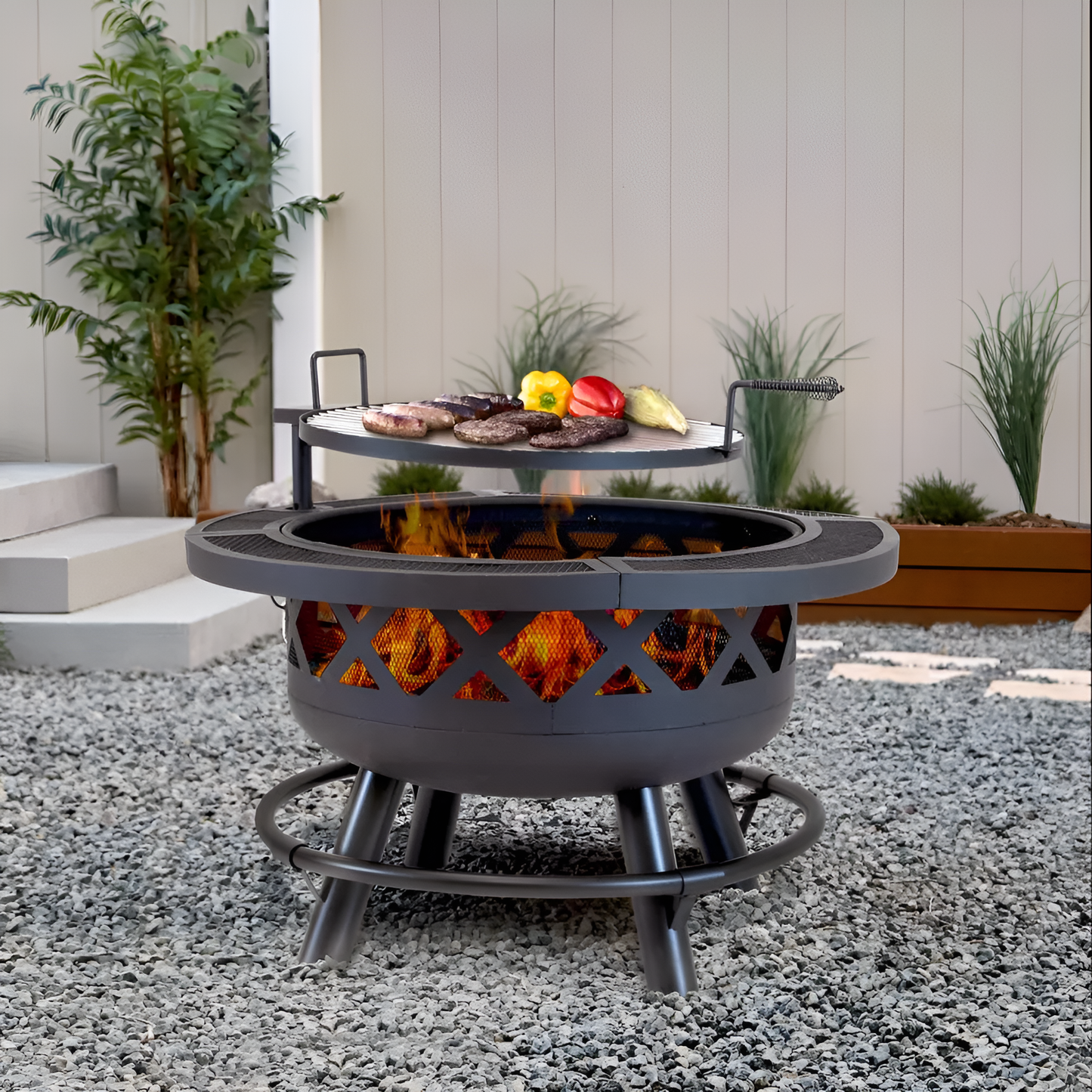 Buy 32" Roundup Fire Pit - Cook & Relax Outdoors