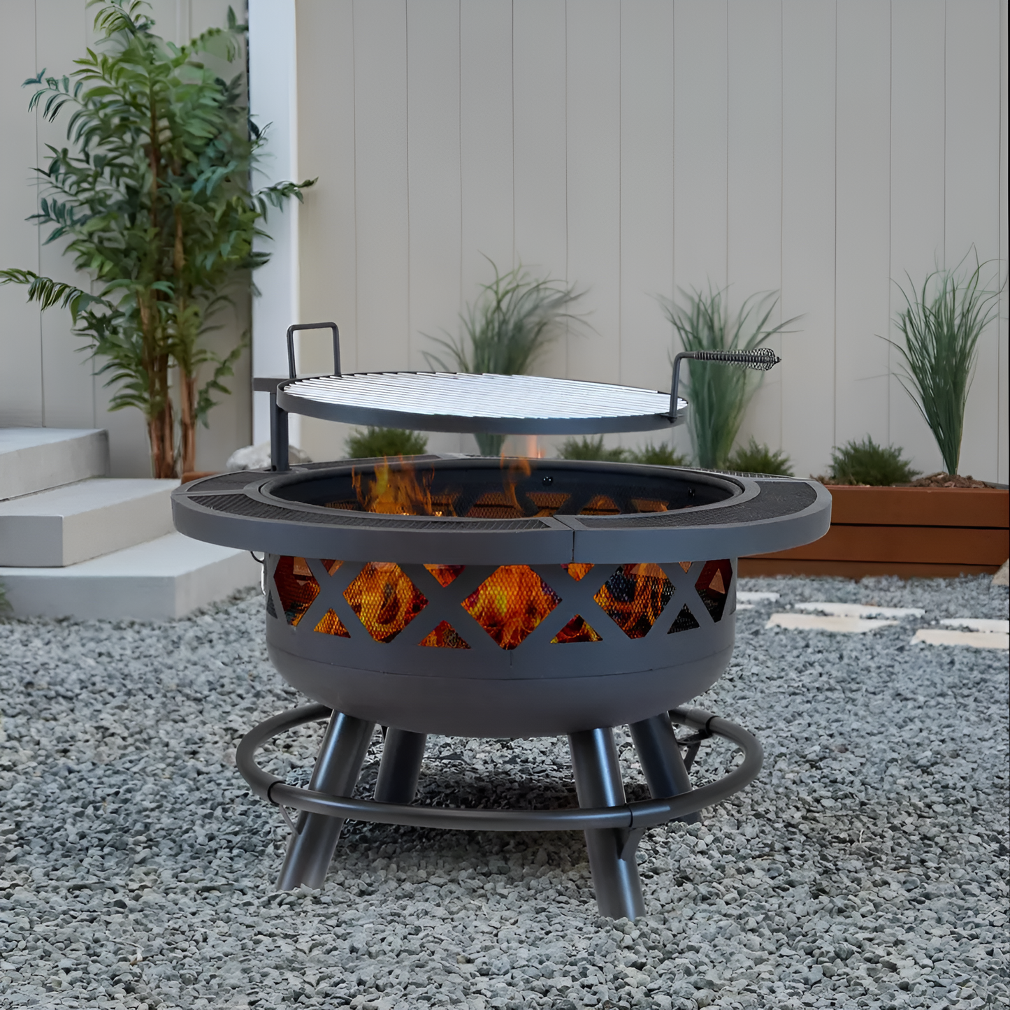 Buy 32" Roundup Fire Pit - Cook & Relax Outdoors