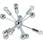 Supernova Mini Chandelier | Futuristic Design | 6-40W Bulbs Inc. | 14"HX17"W | Hardwire Option