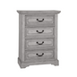 Stonebrook 4 Drawer Chest | Antique Gray Finish | Abundant Storage