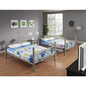 Heavy Metal Pewter Full Over Full Bunk Bed - Sturdy and Stylish