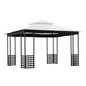 Brook Park Outdoor Patio Steel Frame 2-Tier Soft Top Gazebo with Canopy Roof