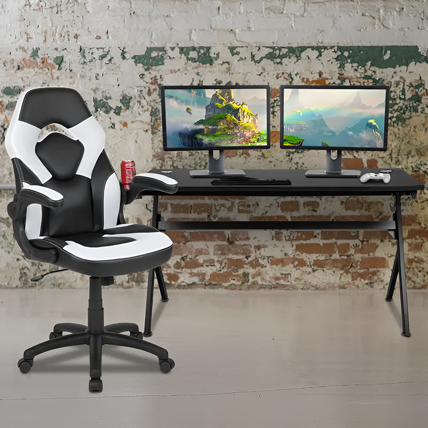 Gaming Desk and Racing Chair Set | Enhance Your Gaming Experience