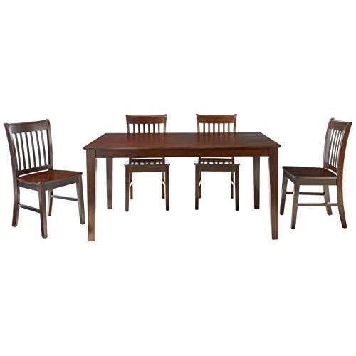 5 PC Dining Set - Dining Table with 4 Kitchen Dining Chairs | Elegant and Functional - Navarrete Furniture