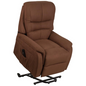 HERCULES Series Brown Microfiber Remote Powered Lift Recliner - Independent Living Furniture