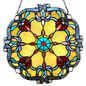 18" ROSALIE Tiffany-Style Stained Glass Window