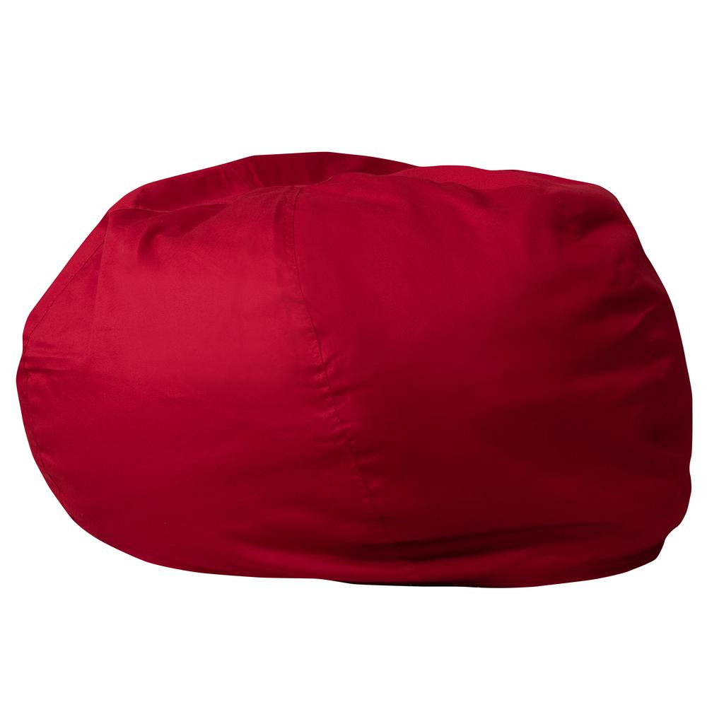 Spacious and Cozy Red Bean Bag Chair - Ideal for All Ages, Perfect for Home and Classroom Relaxation & Versatile Comfort