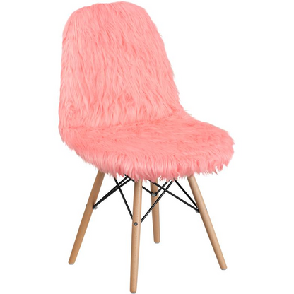 Shaggy Dog Hermosa Pink Accent Chair