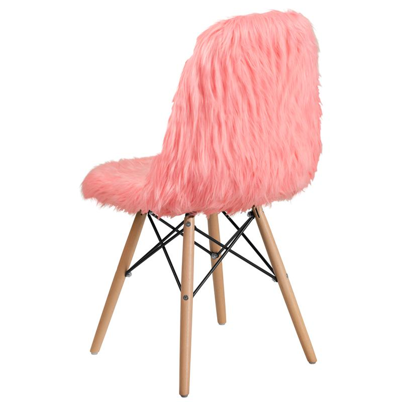 Shaggy Dog Hermosa Pink Accent Chair