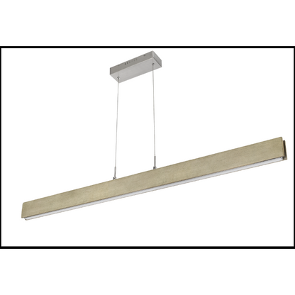 Colmar Dimmable Integrated LED Rubber Wood Ceiling Island Light