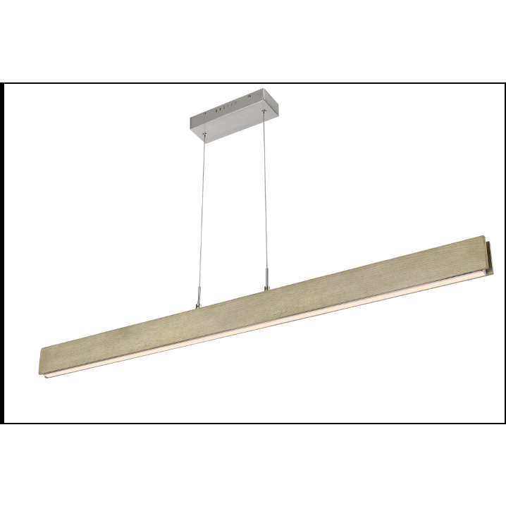 Colmar Dimmable Integrated LED Rubber Wood Ceiling Island Light