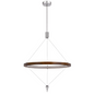 Viterbo Integrated Dimmable LED Pine Wood Pendant Fixture