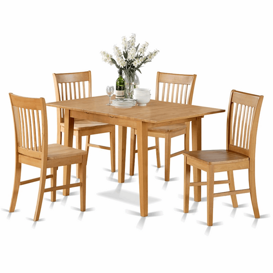 5  Pc  dinette  set  -  Dining  Tables  for  small  spaces  and  4  Chairs  for  Dining  room