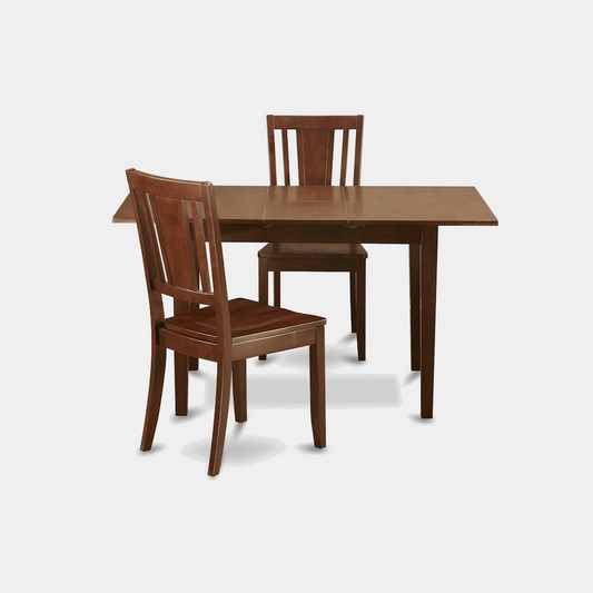 3  Pc  Small  dinette  set  -  Dining  Tables  for  small  spaces  and  2  Dining  Chairs - Navarrete Furniture