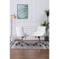 Tufted Faux Leather Office Chair in White - Single