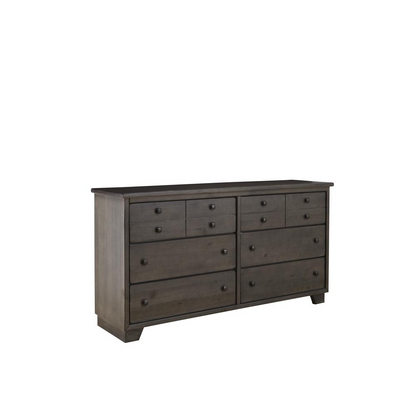 Stylish Drawer Dresser with 6 Drawers and Storm Gray Finish