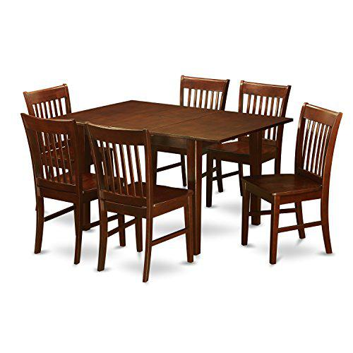 7  Pc  Kitchen  dinette  set-  Kitchen  Tables  with  6  Kitchen  Dining  Chairs - Navarrete Furniture