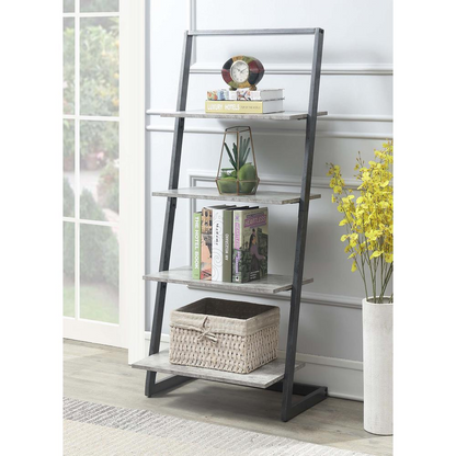 Stylish Graystone 4 Tier Ladder Bookcase/Shelf! 📚