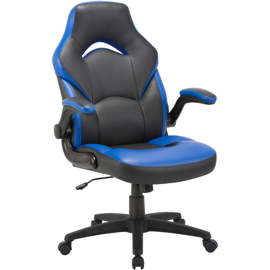 LYS High-back Gaming Chair - For Gaming - Blue, Black - Navarrete Furniture