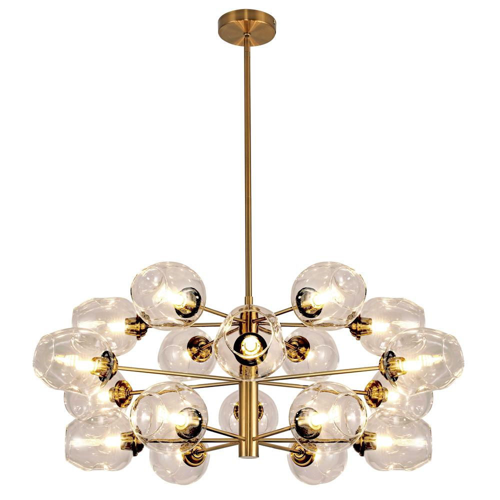 Upgrade Your Space with the Stunning 18LT Halogen Chandelier