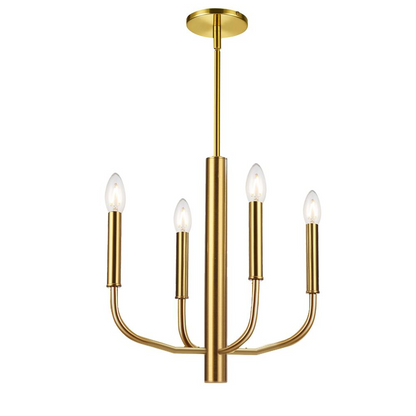 4LT Incandescent Chandelier, AGB - Elegant and Luxurious Lighting for Your Home