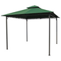 Square Vented Canopy Gazebo - Weather Resistant Outdoor Shelter