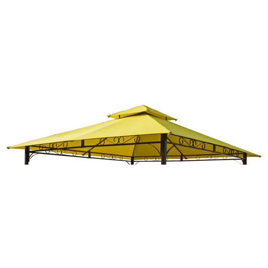 ST. Kitts Replacement Canopy for 10-foot Vented Canopy Gazebo, Yellow - Restore Shade and Splash of Color