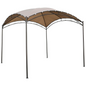 Square 10 Foot Dome Top Gazebo - Stylish Outdoor Shelter for Your Patio