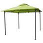 Square Vented Canopy Gazebo - UV Protected Polyester Canopy, Steel Frame