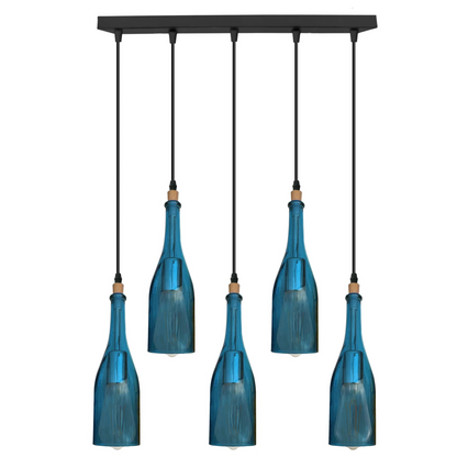 E27 Ceiling Loft Wine Bottle Pendant Light Chandeliers~2205 - Vintage Industrial Design