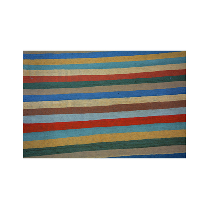 Modern Bluish Kilim Rug - Handwoven Wool Rug for Stylish Interiors | Fybernots