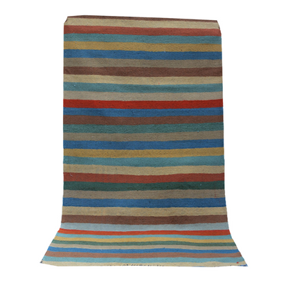 Modern Bluish Kilim Rug - Handwoven Wool Rug for Stylish Interiors | Fybernots