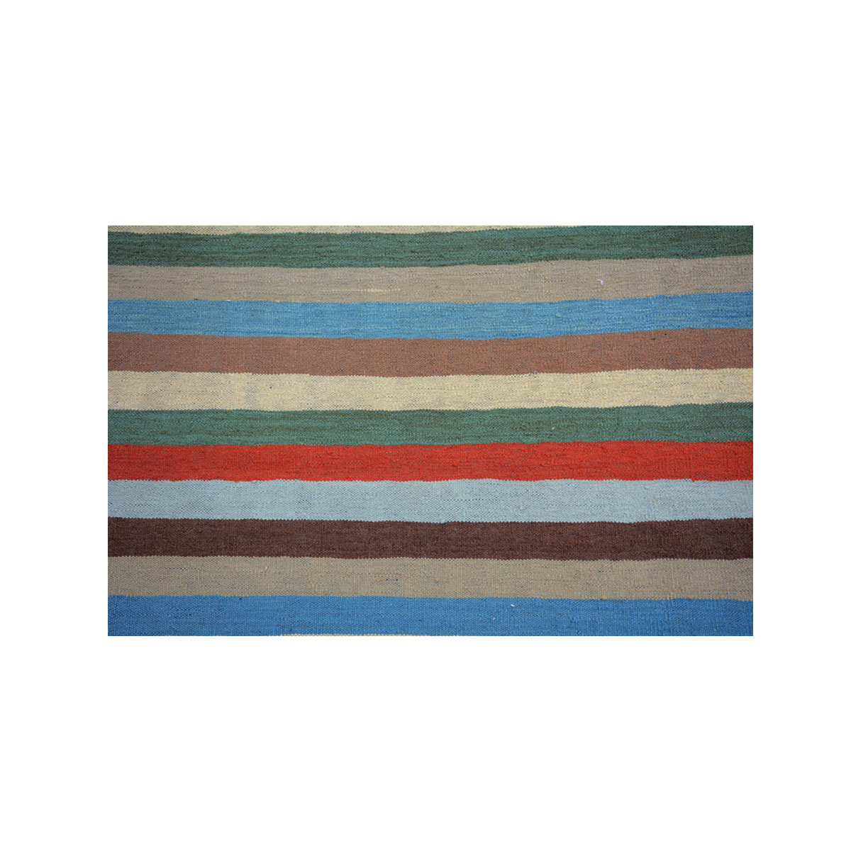 Modern Cactus Kilim Rug - Handwoven Wool, Colorful and Attractive