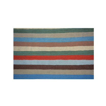 Modern Cactus Kilim Rug - Handwoven Wool, Colorful and Attractive