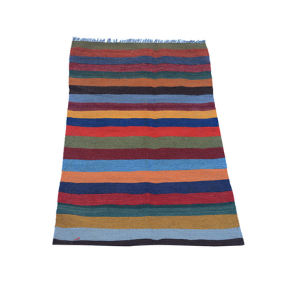 Modern Stratos Kilim Rug - Handwoven, Colorful, Attractive