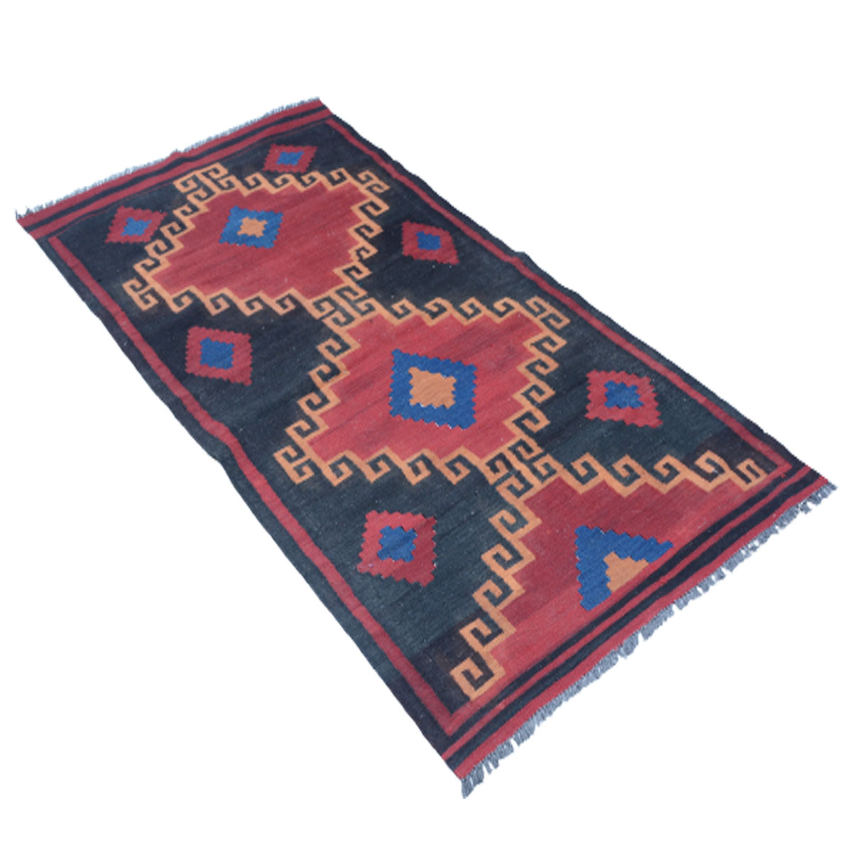 Modern Mirage Kilim Rug - Handwoven Woolen Rug for Stylish Interiors