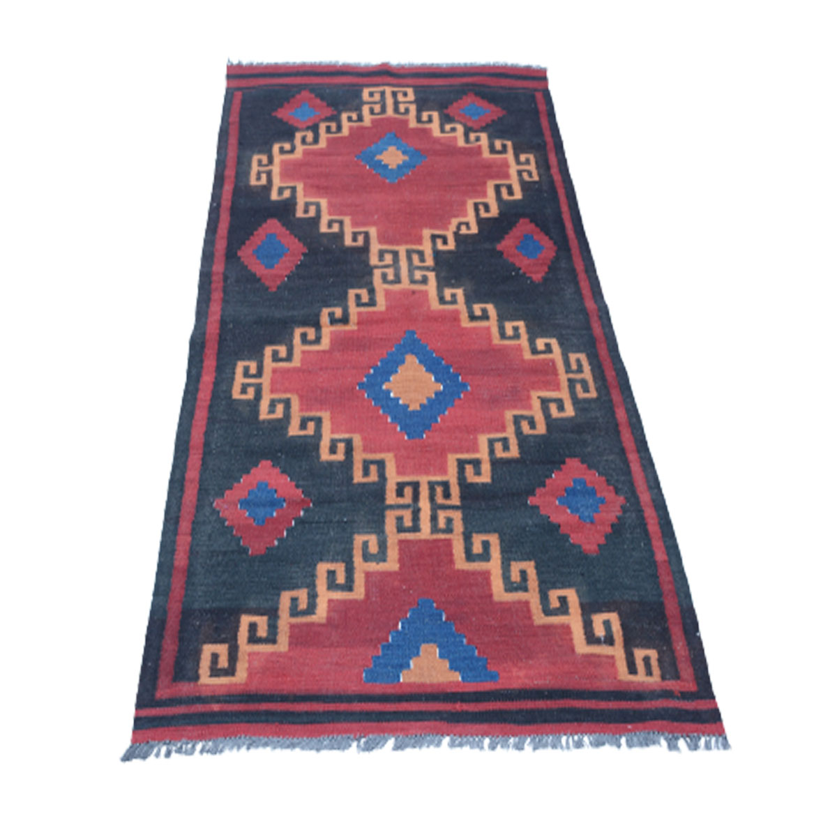 Modern Mirage Kilim Rug - Handwoven Woolen Rug for Stylish Interiors