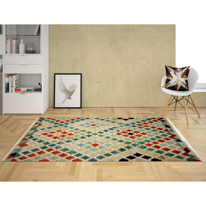 Handwoven Sapling Kilim Rug - Colorful and Attractive Woolen Kilim Rug