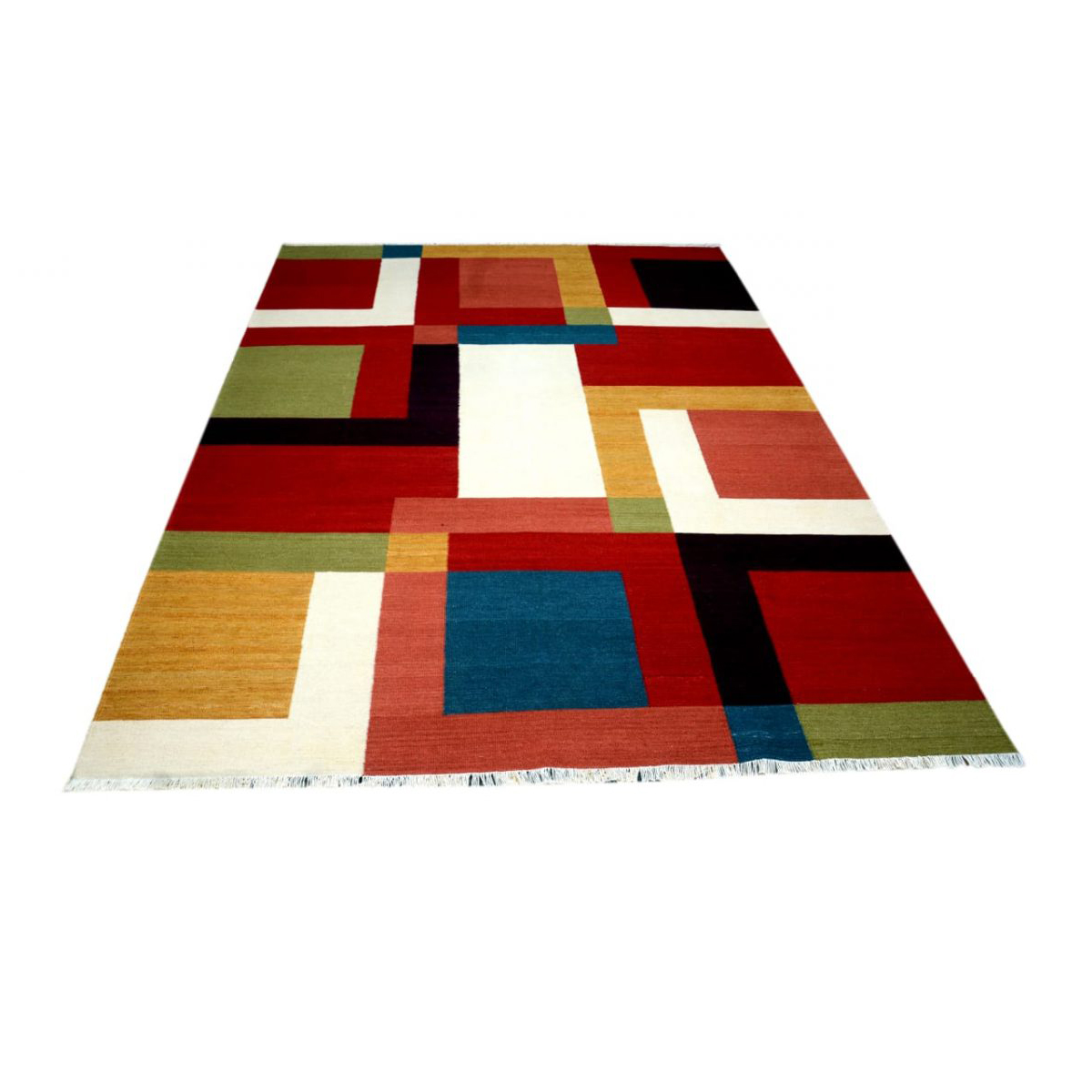 Modern Handmade Coral Rug - Colorful and Attractive Woolen Rug | Fybernots