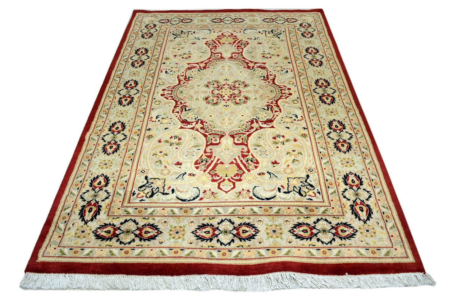 Kashan Hand Knotted Woolen Room Rugs - Colorful and Attractive Design | Add Elegance to Your Home