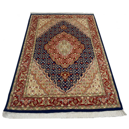 Handknotted Woolen Rustic Red Rugs - Colorful, Attractive, and Durable