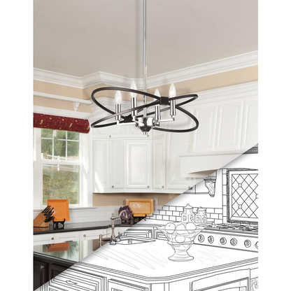 Elevate Your Space with the Paloma Lighting 4LT Incandescent Chandelier