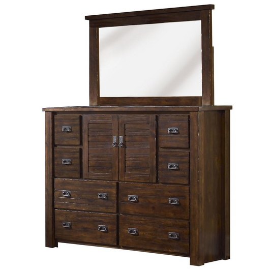 Explore Timeless Charm: Trestlewood Rustic Dresser with Unique Distressed Finish