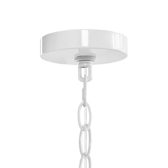 510 Design Ellie Chandelier - Contemporary Matte White Finish, 6-Light Candelabra Style