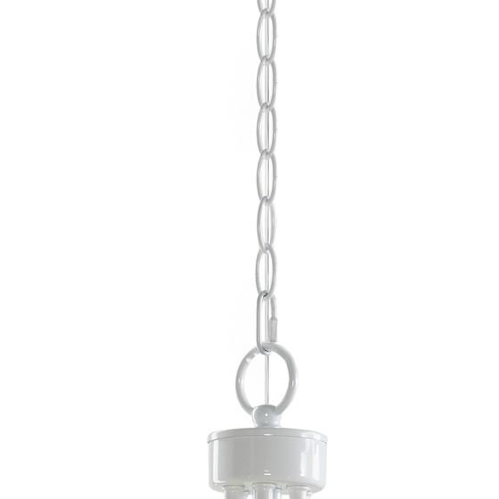 510 Design Ellie Chandelier - Contemporary Matte White Finish, 6-Light Candelabra Style